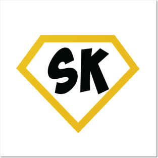 The Sidekicks Podcast SK Logo Posters and Art